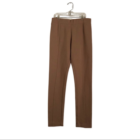 Soft Works Petites Camel Slim Stretch Pants H2 - Picture 4 of 5